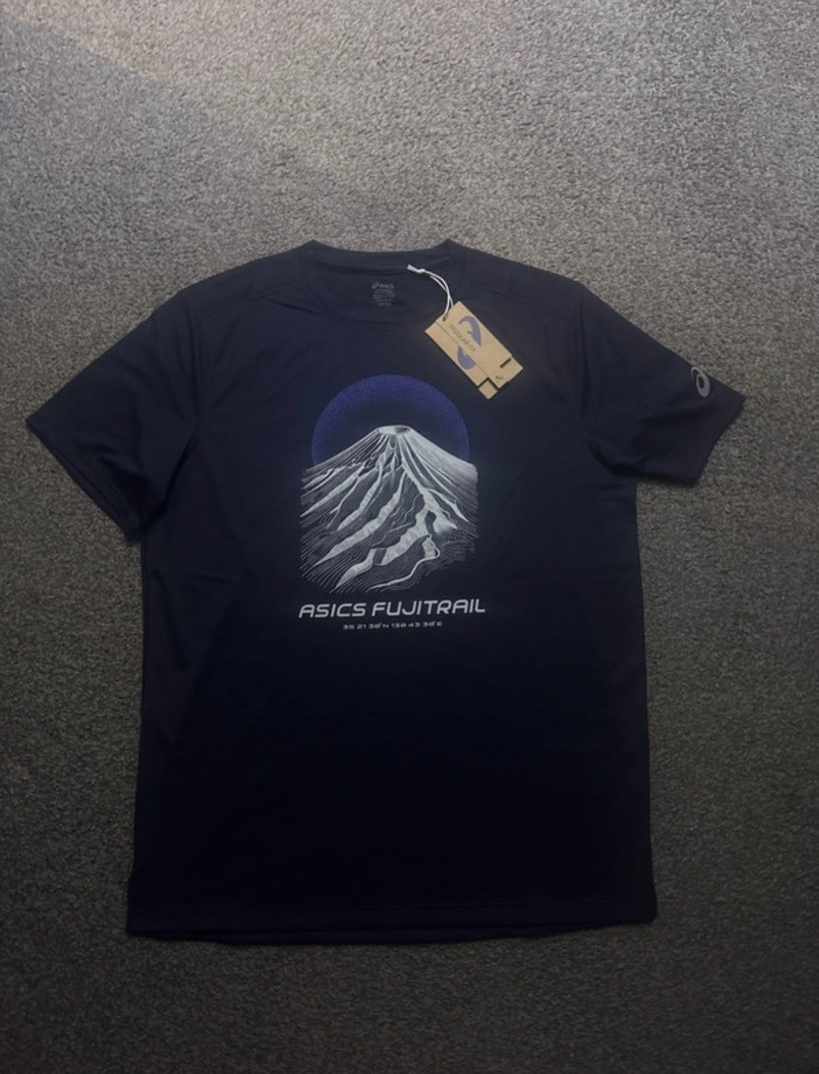 Asics Fujitrail SS T-shirt-Midnight/Cobalt Burst/Cool Grey