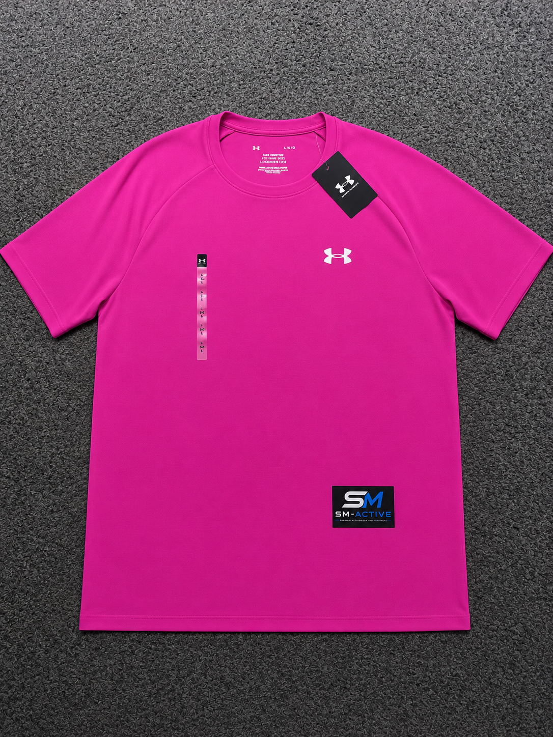 Under Armour Tech Textured SS T-shirt-Pink