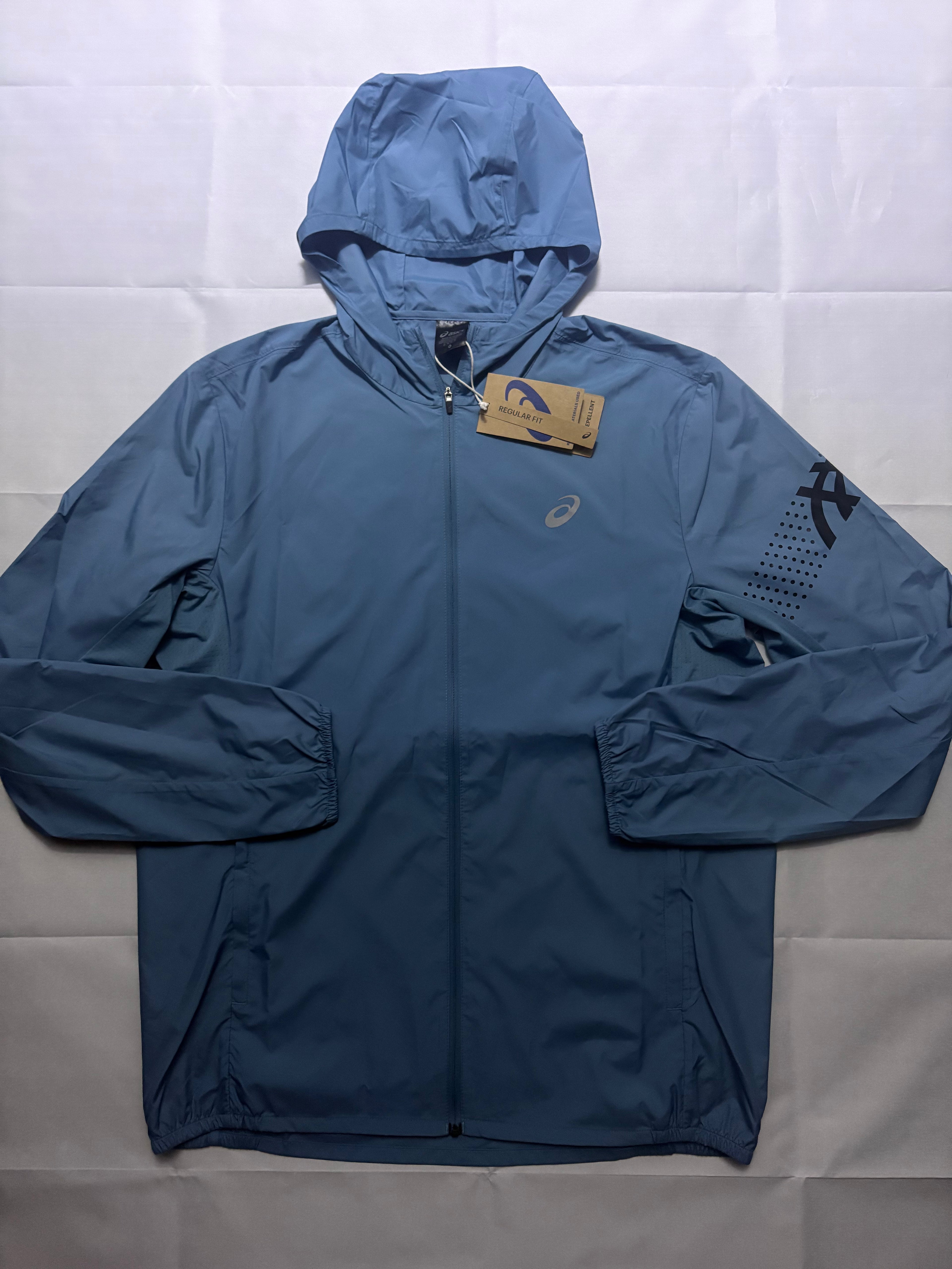 Asics Icon Jacket-Saba Blue/Black