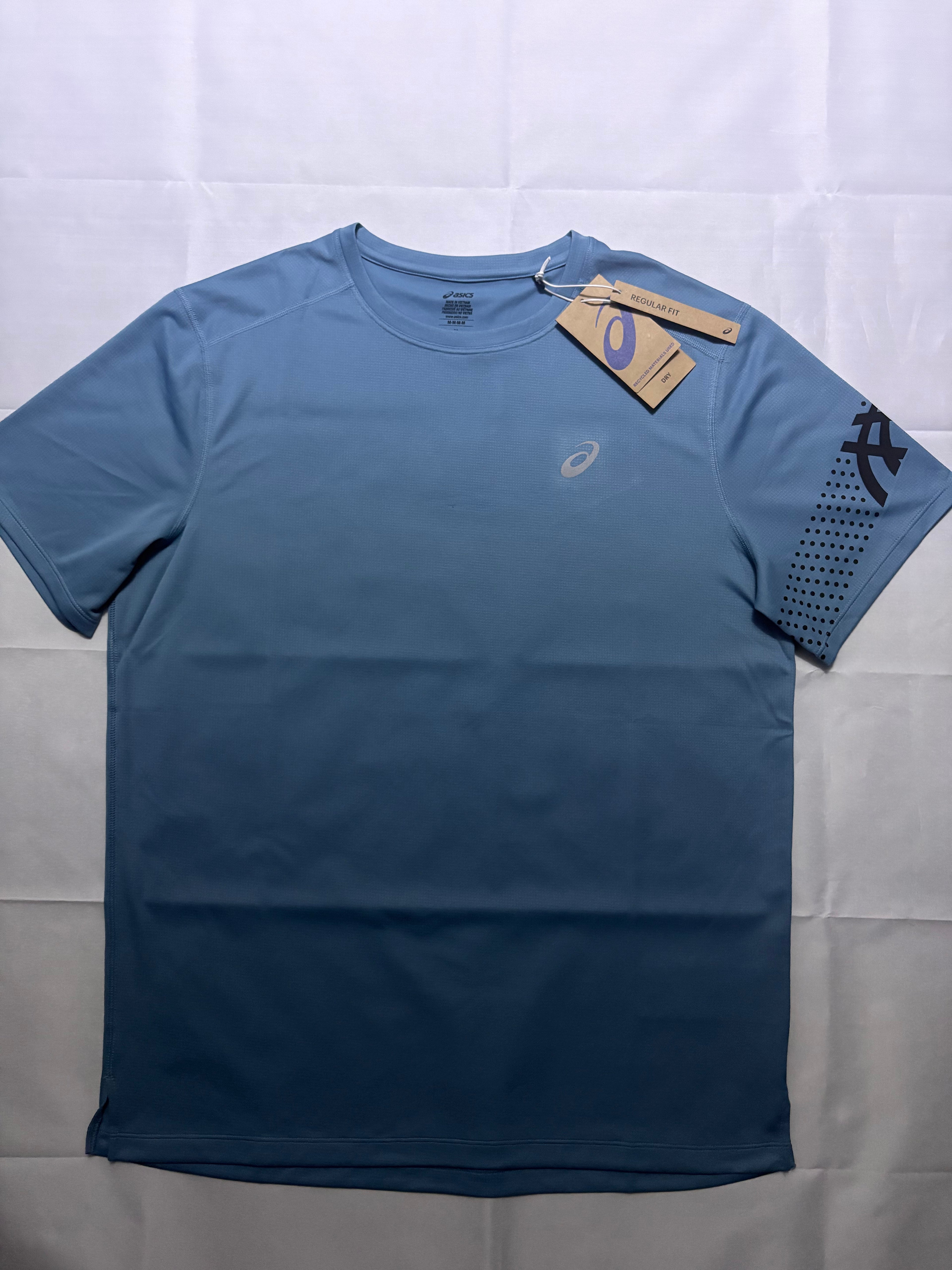 Asics Icon T-shirt-Saba Blue/Black