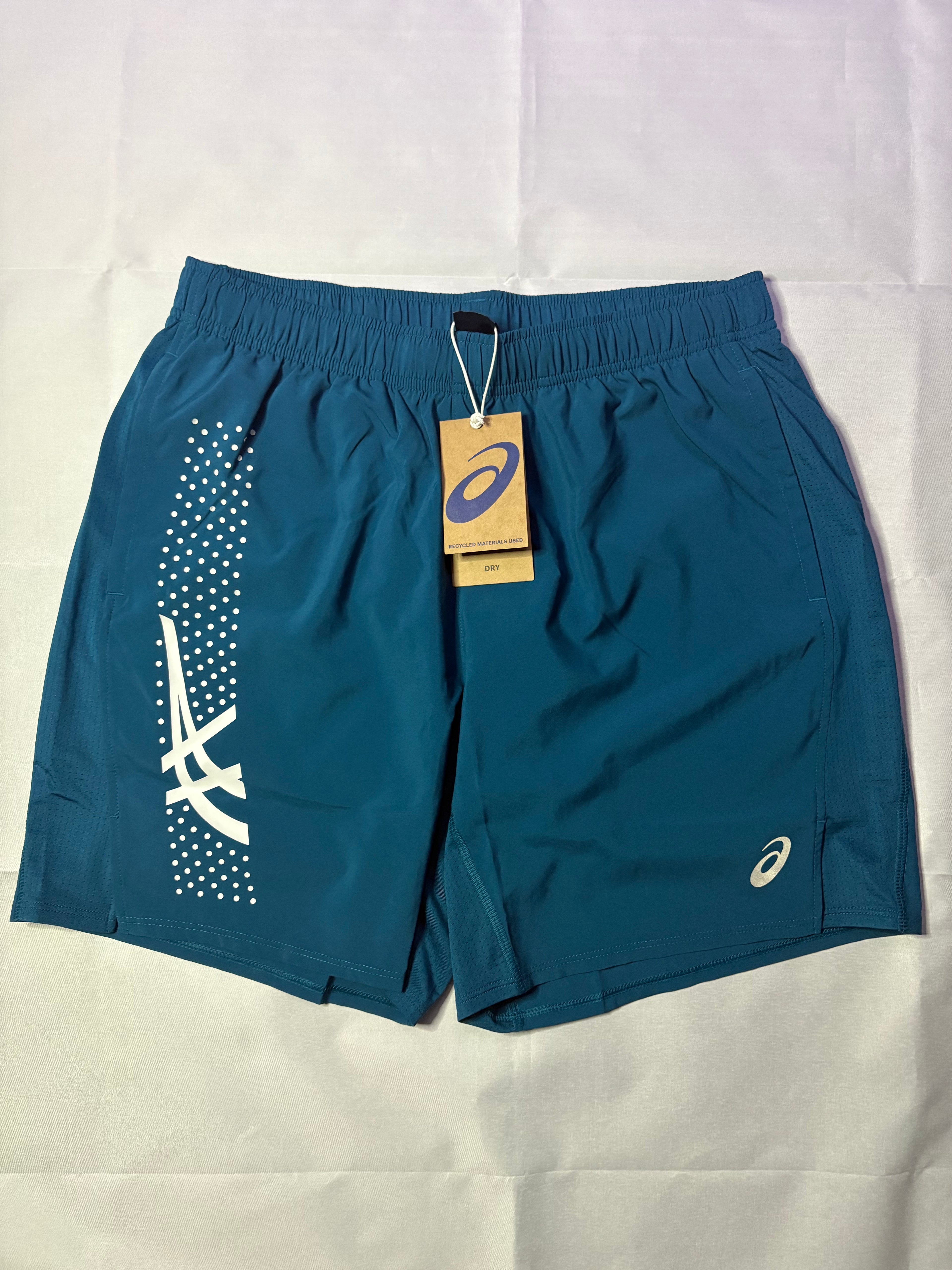 Asics Icon 7 Inch Shorts-Dark Teal