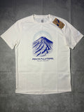 Asics Fujitrail Logo SS T-shirt-Cream/Dark Cobalt Burst/Cool Grey