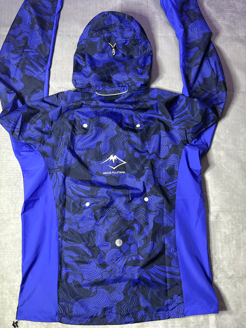 Asics Fujitrail Packable Jacket-Cobalt Burst/Indigo Blue/Cream